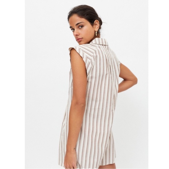 UO Zoey Workwear Romper - Picture 4 of 4